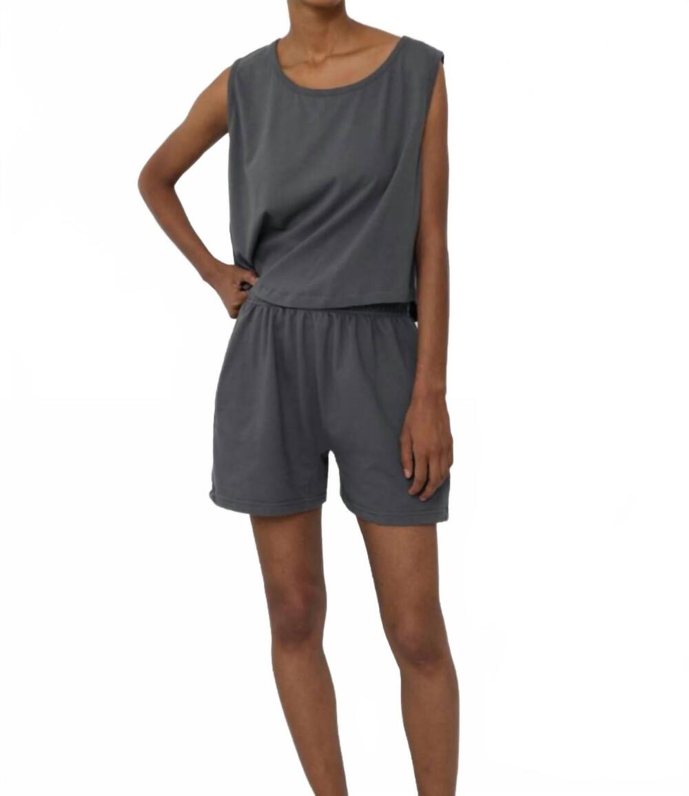 NEW WOL HIDE wide tank top in stone